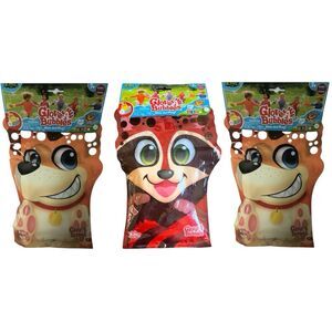 3x Zing Glove A Bubbles Wave & Play Dog and Fox Ages 3+